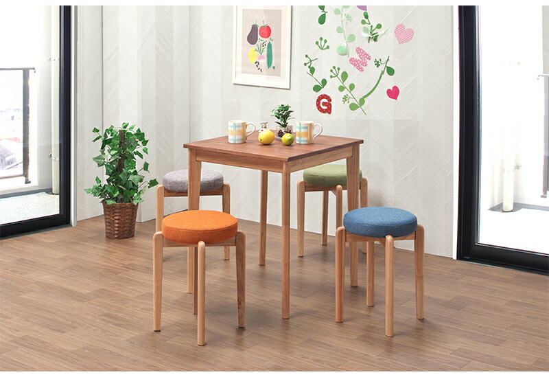 楽天市場】スタッキングチェア 同カラー 2脚セット スツール