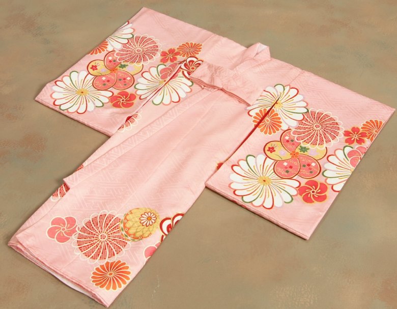 楽天市場】お宮参り 着物 絹100％ 正絹 女児初着 掛け着 女の子 産着