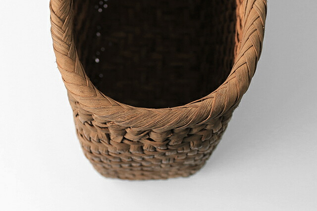 A4ファイルがすっぽり入るやまぶどう籠 (国産材/網代編み/細ひご/ひご