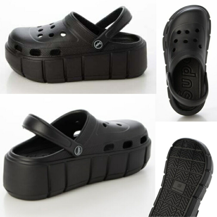 楽天市場】サンダル レディース 厚底 チャンキーサボサンダル 19966