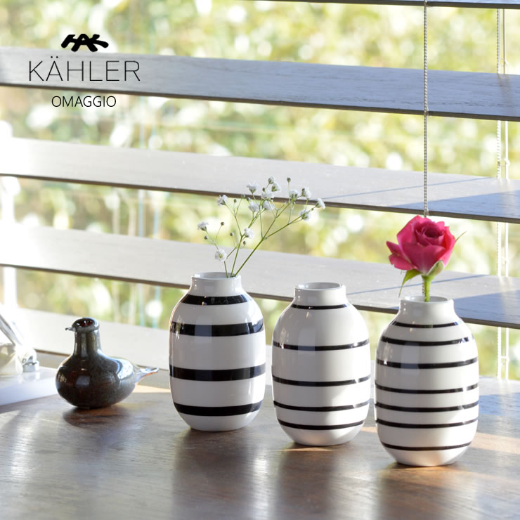 楽天市場】KAHLER OMAGGIO (ケーラー オマジオ) フラワーベース 花瓶 3