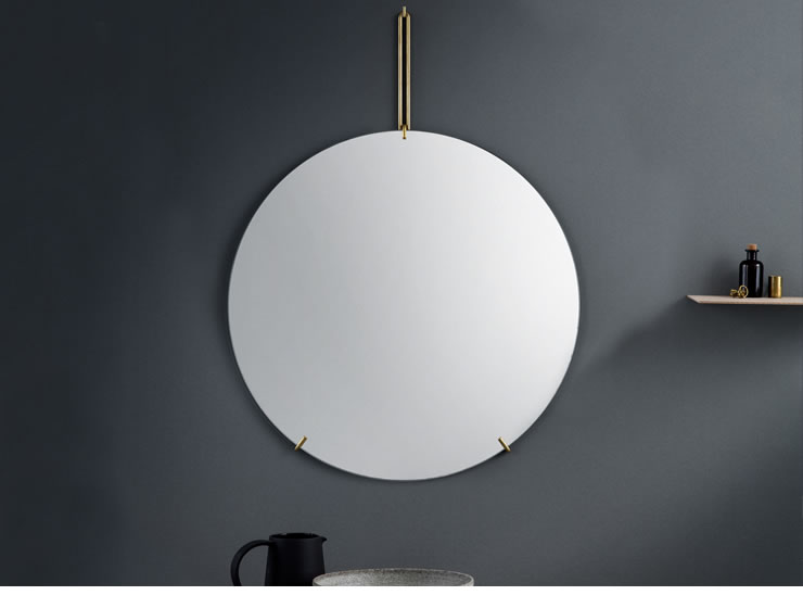 MOEBE（ムーベ）ウォールミラー 50cm ミラー｜壁掛けミラー通販【家具