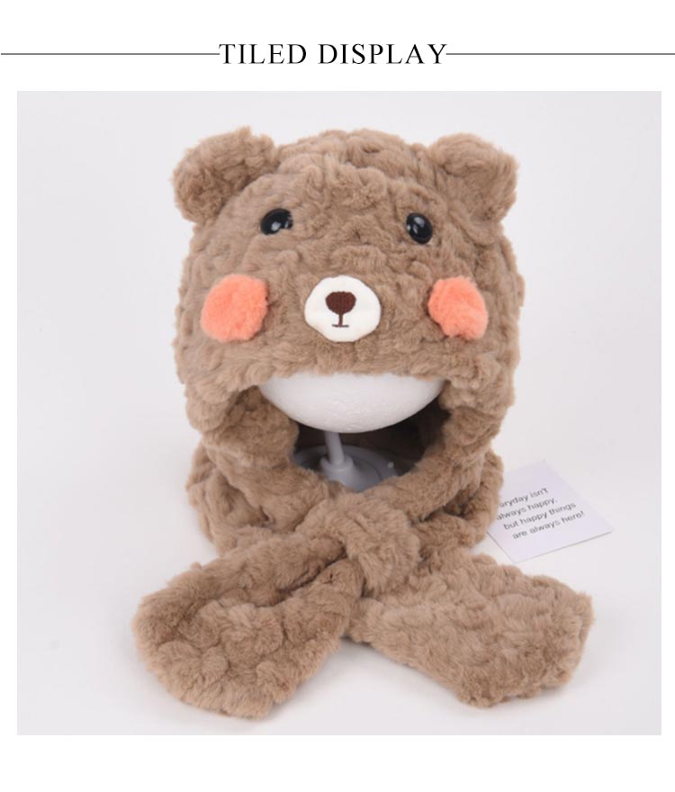 楽天市場】帽子 マフラー ボア フードマフラー ベビー フード付き