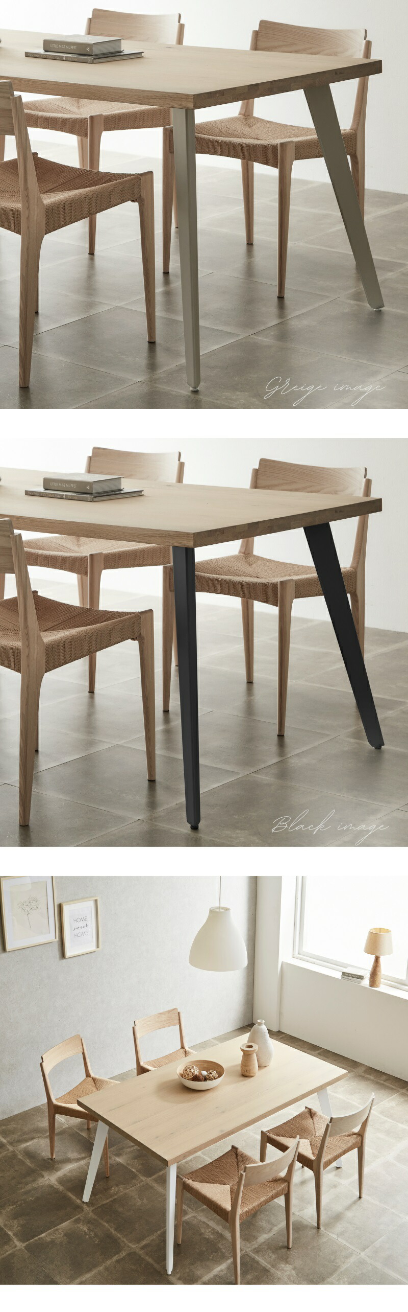 楽天市場】Lily ダイニングテーブル 【テーブル単品】150サイズ 180