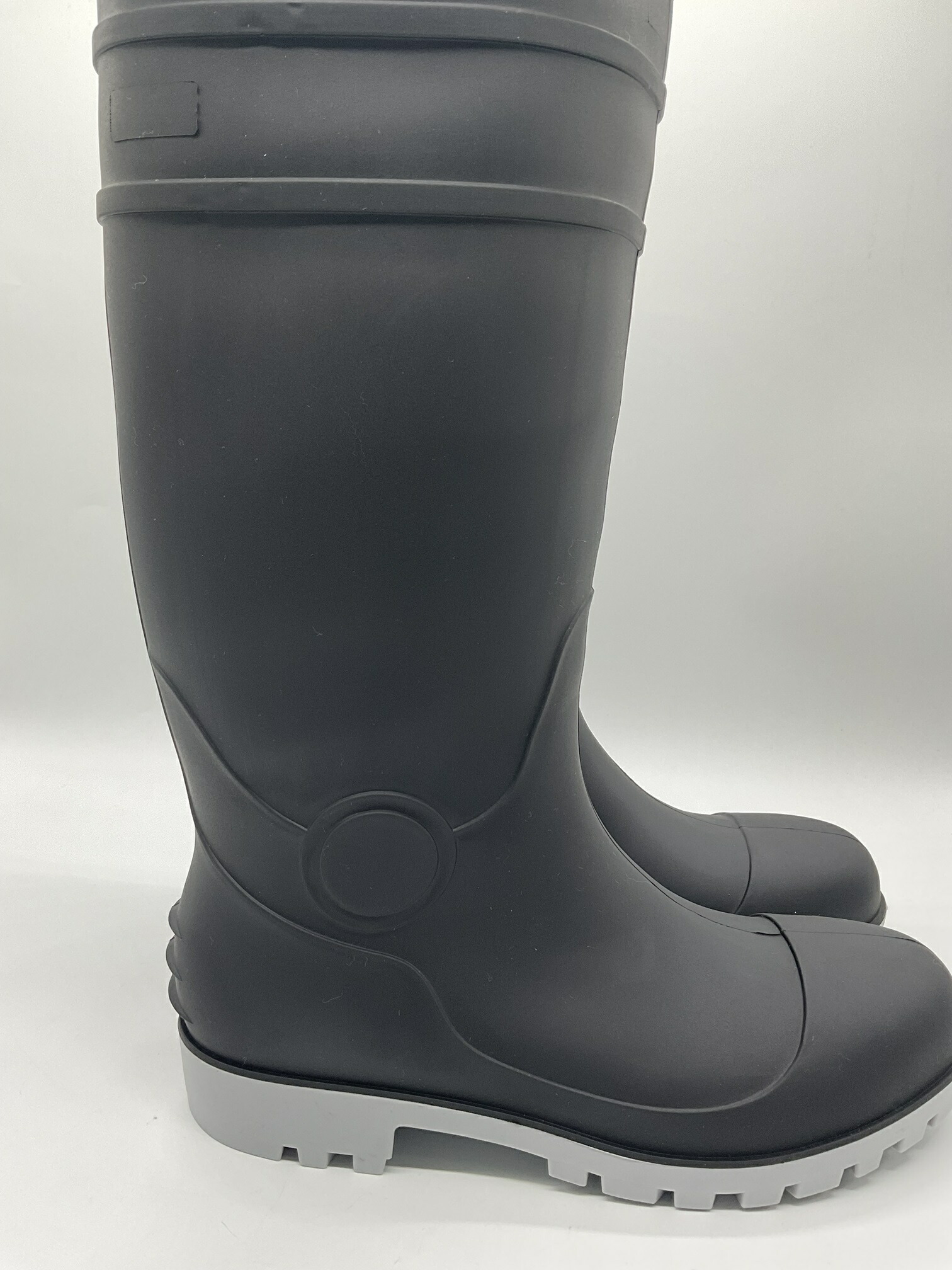 楽天市場】送料無料 TPE安全長靴 つや消し黒 M〜3L 25〜28cm しなやか