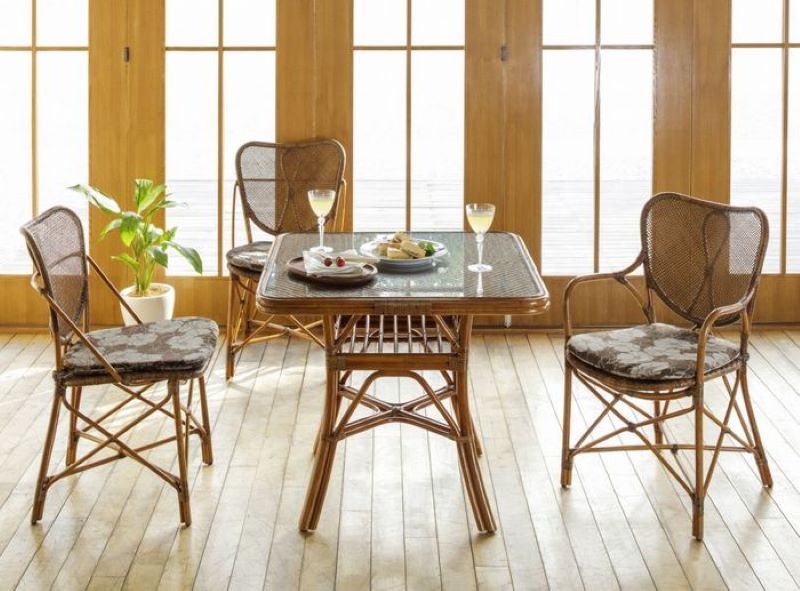 楽天市場】Kazama 風間 籐家具 ラタン ニューアリビオアームレスチェア