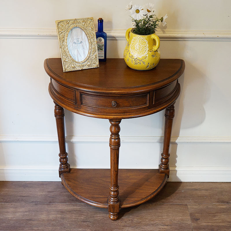 楽天市場】ヴィンテージ オランダ製 コンソールテーブル オーク材 無垢