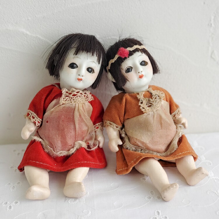 楽天市場】サクラビスク人形 小振りRD スリーピングアイ／大正ロマン