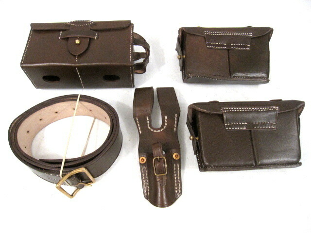 日本軍 弾薬盒 帯革 後期型 三十式銃剣差 複製品 三八式歩兵銃 九九式