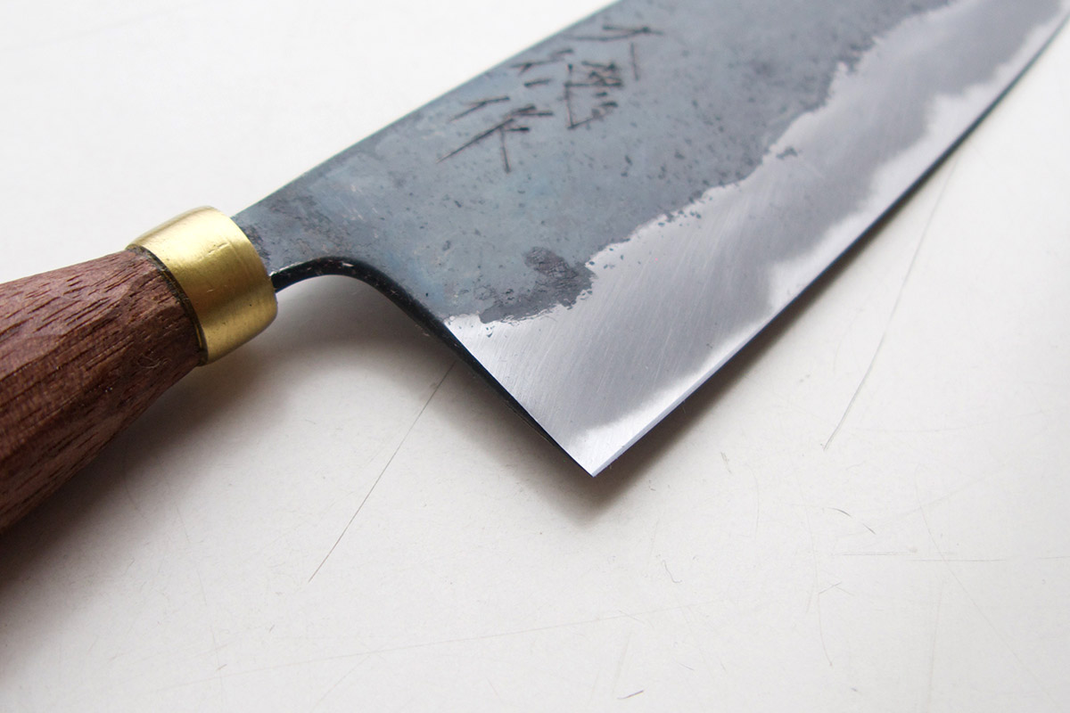 鍛冶職人 赤畠大徳 ｜ 黒打菜切包丁 120mm