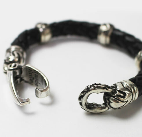 クラウディオ カレスターニ / CLAUDIO CALESTANI / シルバー×レザー