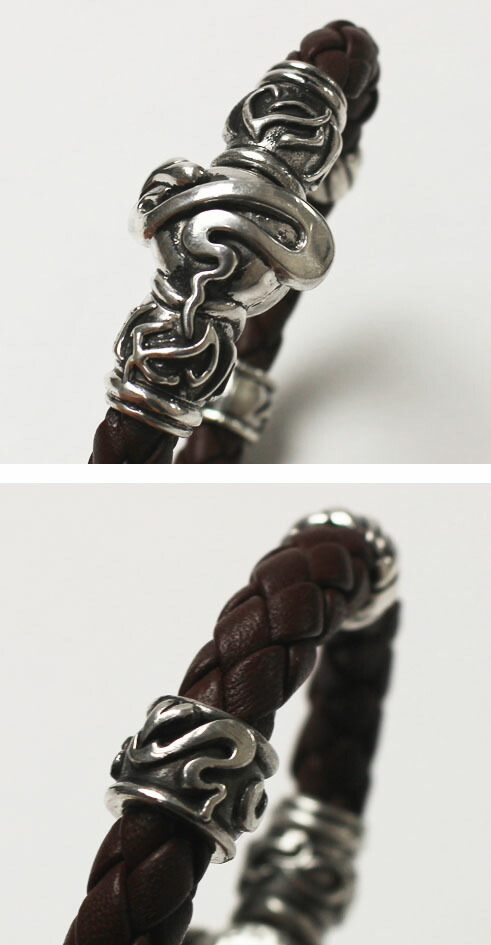 クラウディオ カレスターニ / CLAUDIO CALESTANI / シルバー×レザー