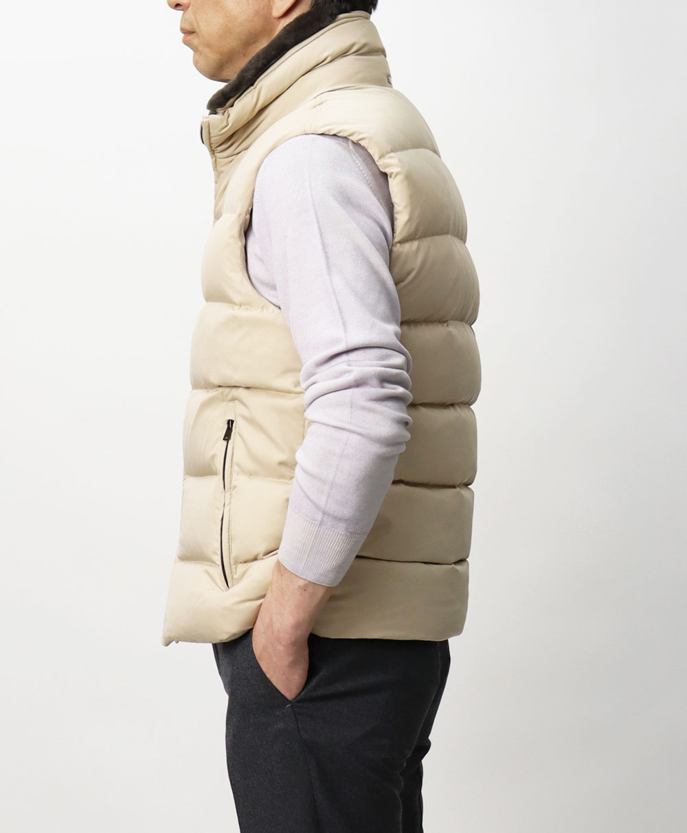 ヘルノ / HERNO / ダウンベスト / ポーラテック / POLAR-TECH / 襟