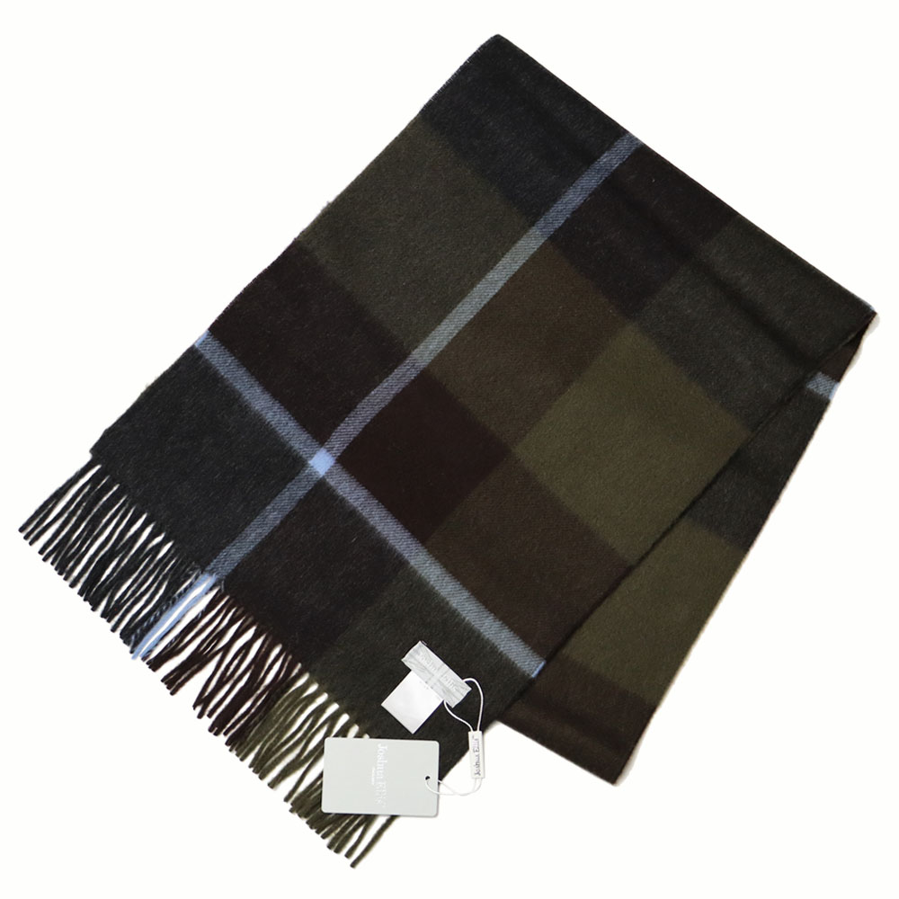 ジョシュア エリス / Joshua Ellis / チェック柄 マフラー / カシミヤ