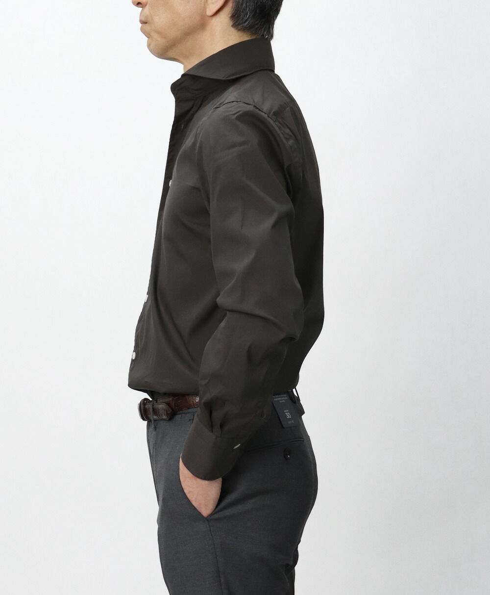 フィナモレ / Finamore / セルジオ / SERGIO / カッタウェイ シャツ