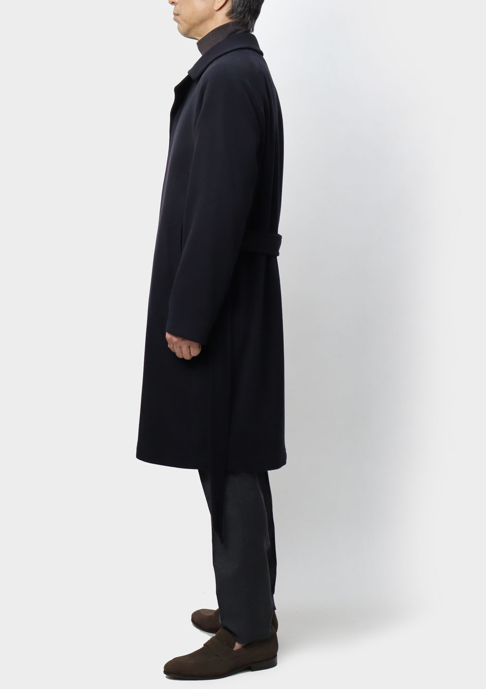 タリアトーレ / TAGLIATORE / バルカラーコート / ベルト付き / ウール