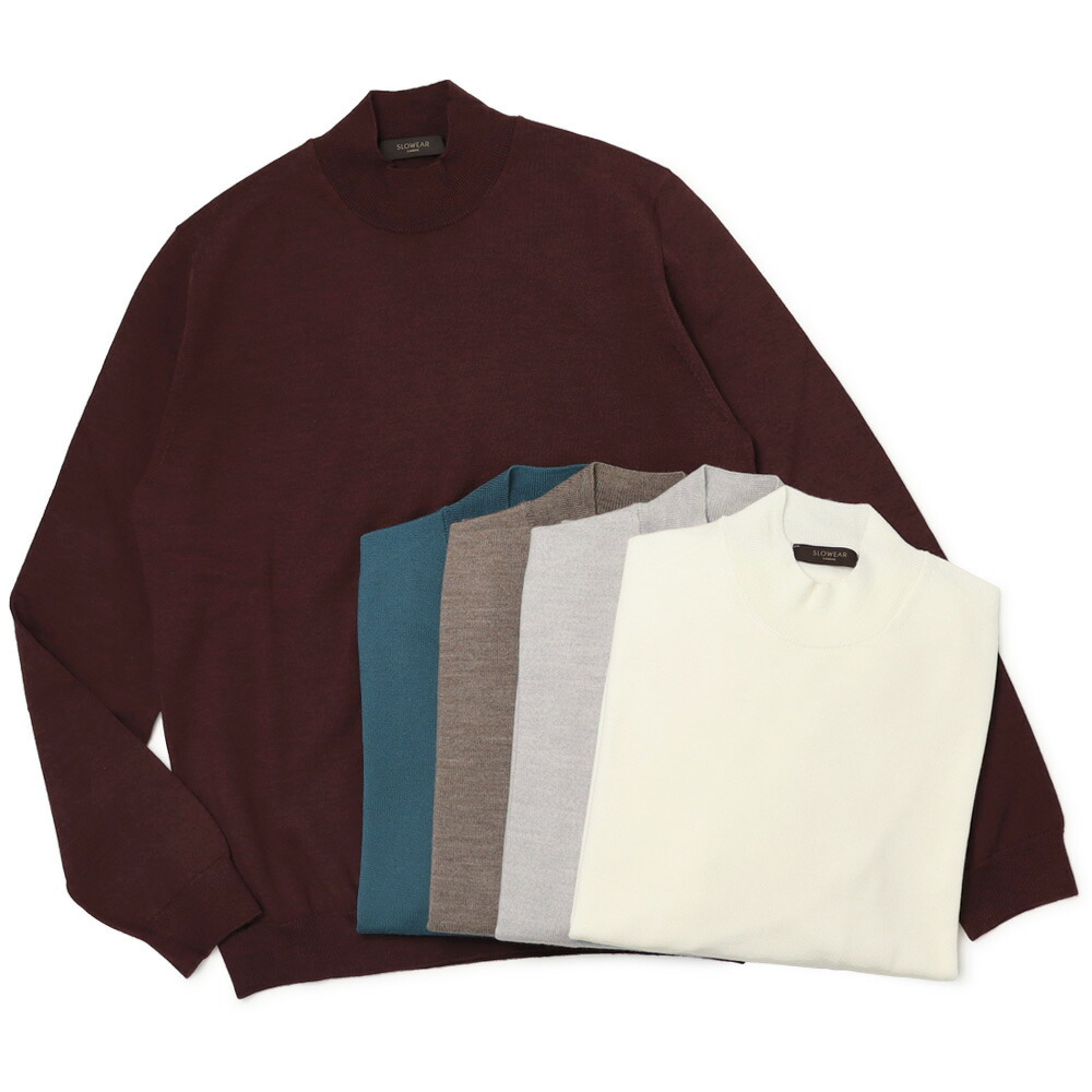 ザノーネ / ZANONE / モックネック ニット / ウール / 12ゲージ 12G