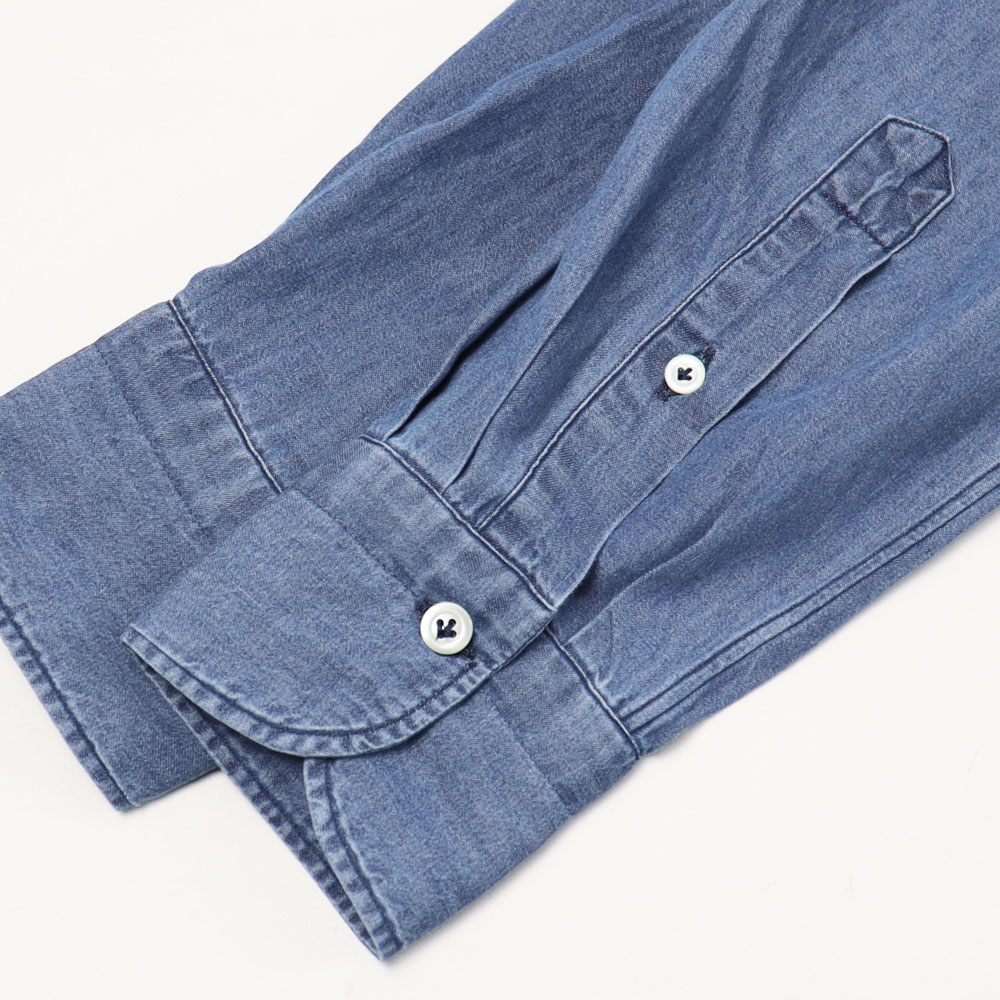 ジャンネット / GIANNETTO / カッタウェイ シャツ / コットン デニム