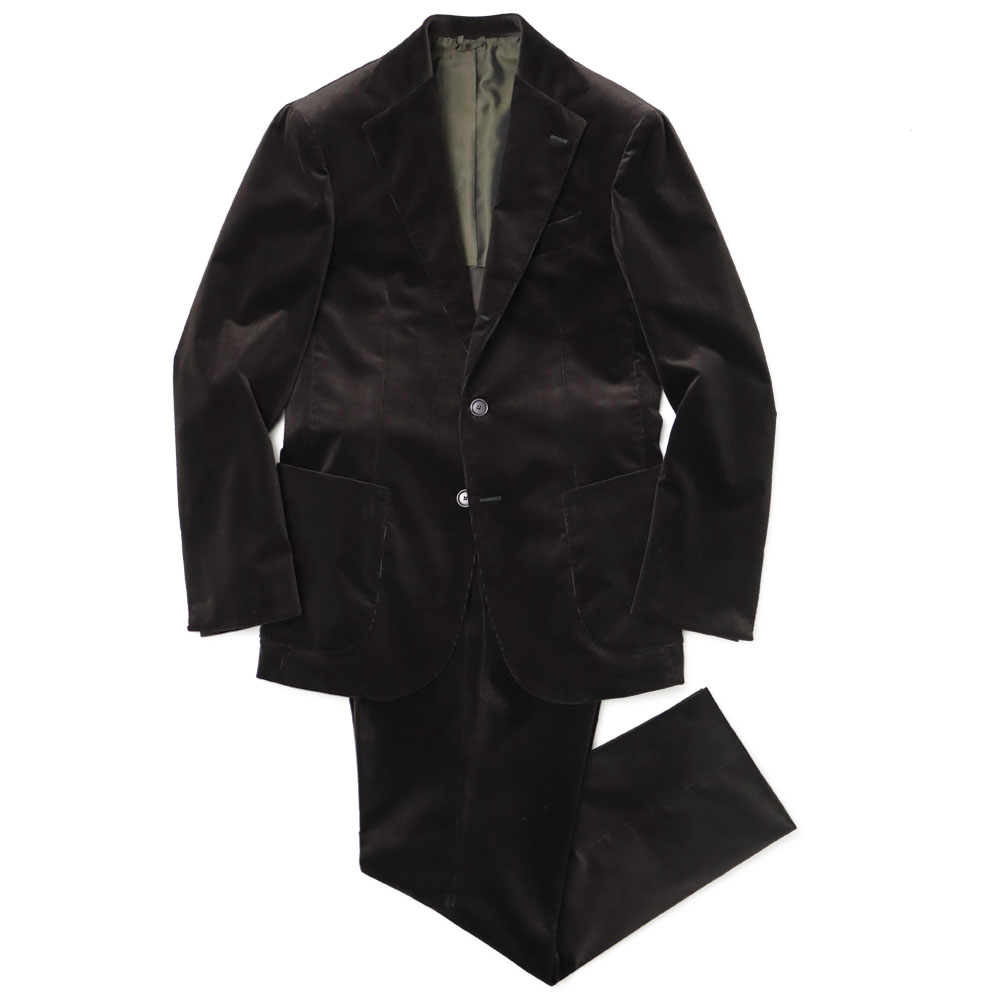 デ ペトリロ / De Petrillo / ワンプリーツ スーツ / コットン