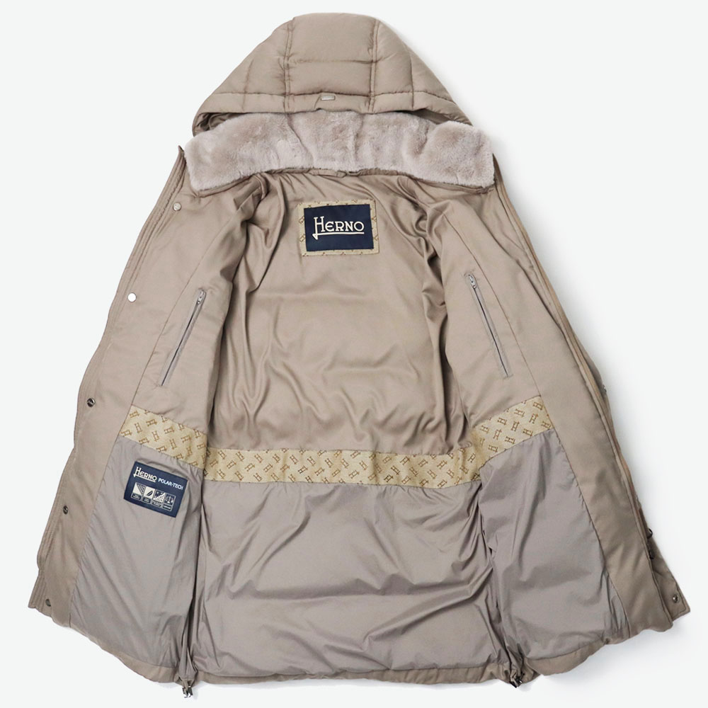 ヘルノ / HERNO / ダウン コート / N-3B型 / 襟ファー フーデッド