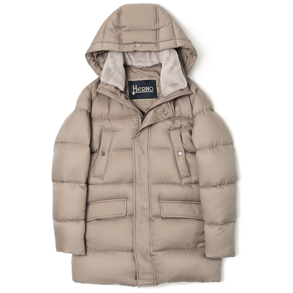 ヘルノ / HERNO / ダウン コート / N-3B型 / 襟ファー フーデッド