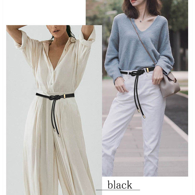 楽天市場】ベルト レディース 細 穴なし ロープベルト 夏 ウエスト