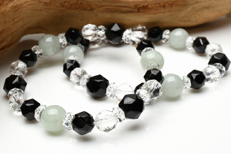 楽天市場】魔除けモリオン×成功の石翡翠のコラボ 当店オリジナルブレス