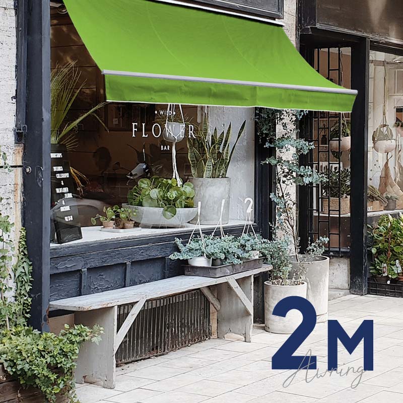 楽天市場】オーニングテント 2M 張出 1.5m 巻き取り式 防水 格納式