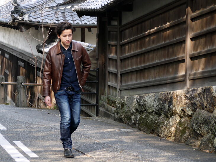 楽天市場】XS~6L 襟付き シングルライダース カウレザー 牛革 本革 本