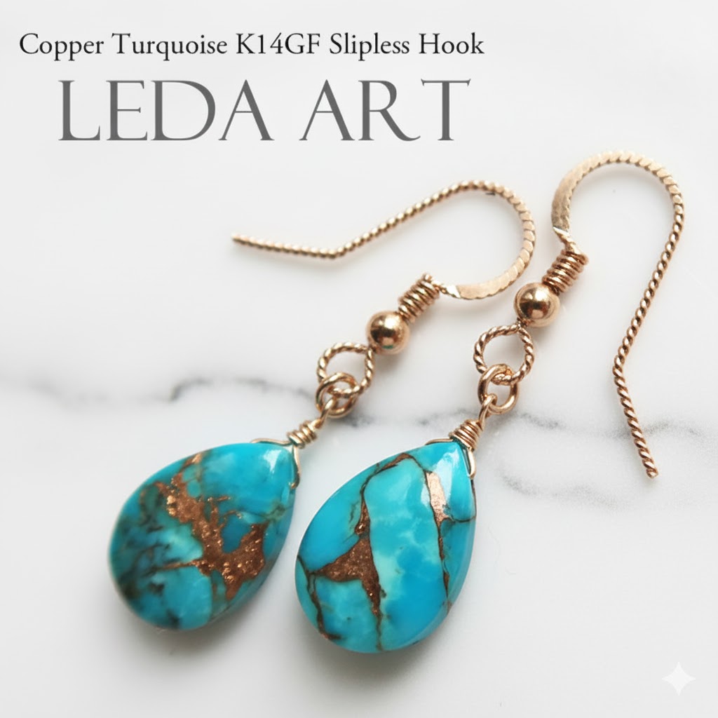 楽天市場】天然石ピアス ターコイズ ピアス カッパーターコイズ