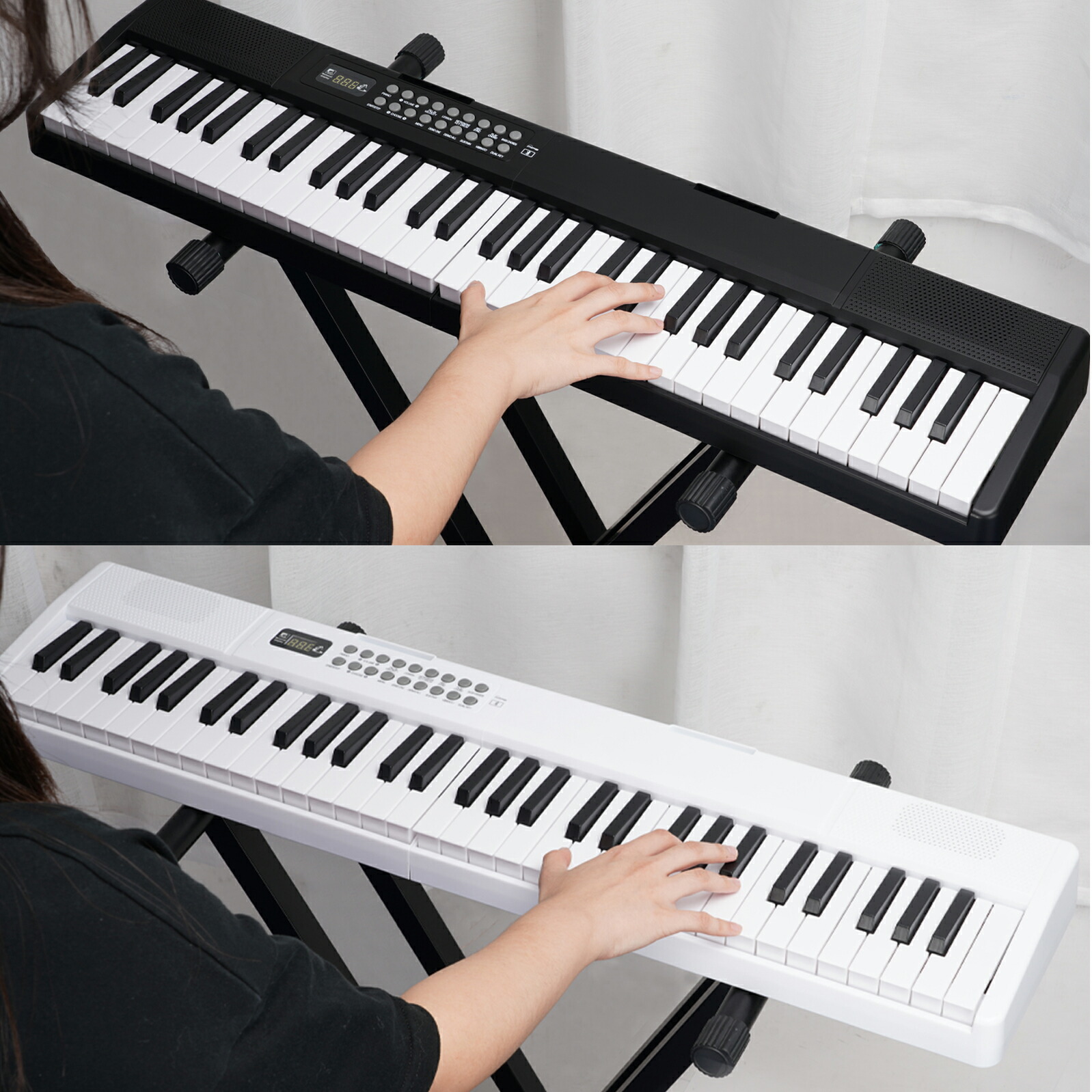 楽天市場】【SS限定】【日本語表記】電子ピアノ 61鍵 電子キーボード