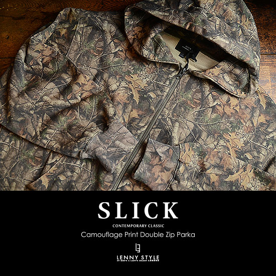 楽天市場】SLICK （ スリック ） カモフラージュプリント ジップ