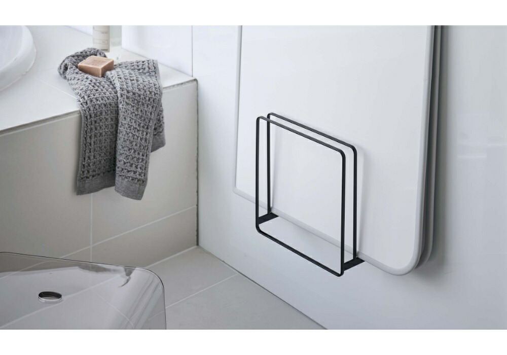 楽天市場】山崎実業 【 乾きやすいマグネット風呂蓋スタンド タワー