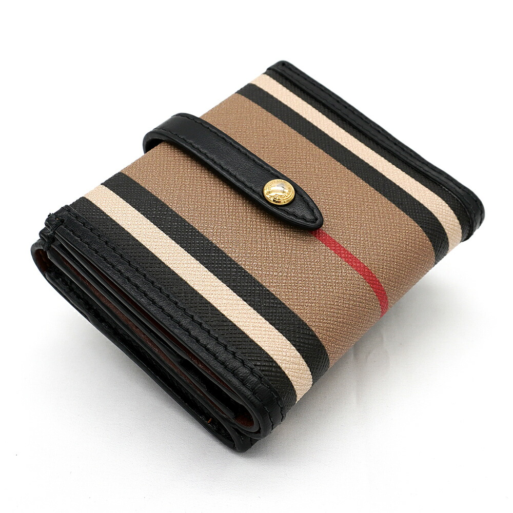 楽天市場】【美品】バーバリー 財布 三つ折り財布 BURBERRY コンパクト
