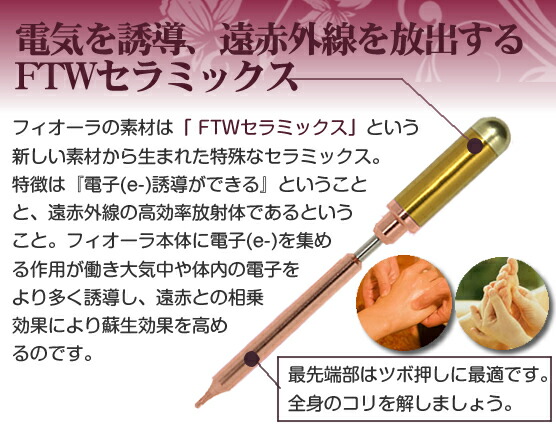 フィオーラ 特殊素材の美容ローラー