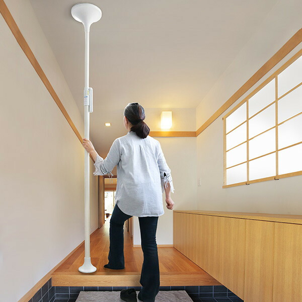 楽天市場】手すり コの字型手すり つかまりポール専用 介護用品 工事