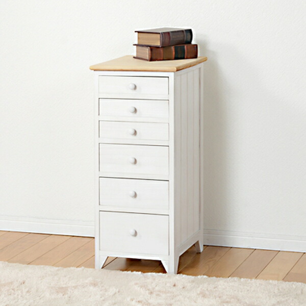 楽天市場】チェスト 8段 シャビーウッド 幅31cm （ 収納チェスト 収納