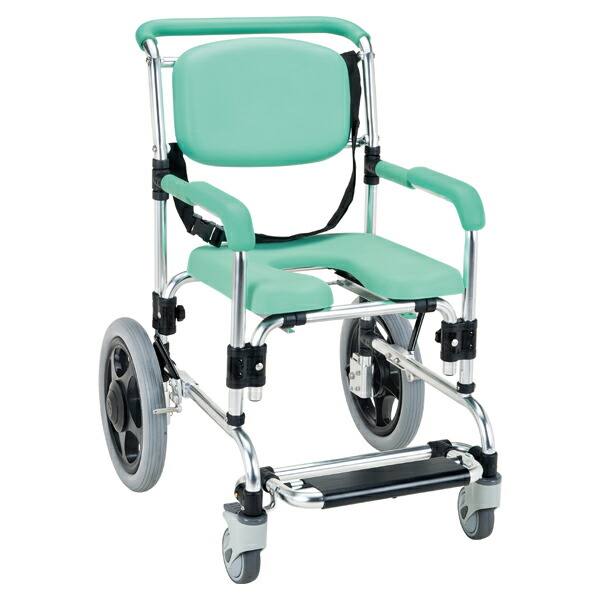 楽天市場】浴用車椅子 らくらく浴用キャリー 固定式 パーキング