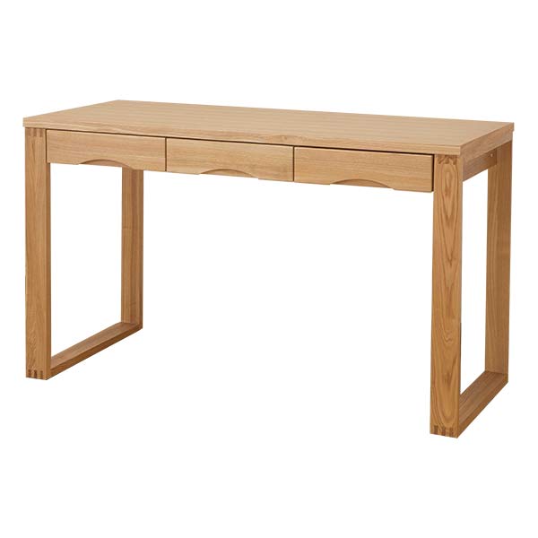 楽天市場】ワークデスク 学習机 幅120cm×奥行45cm タモデスク 引き出し