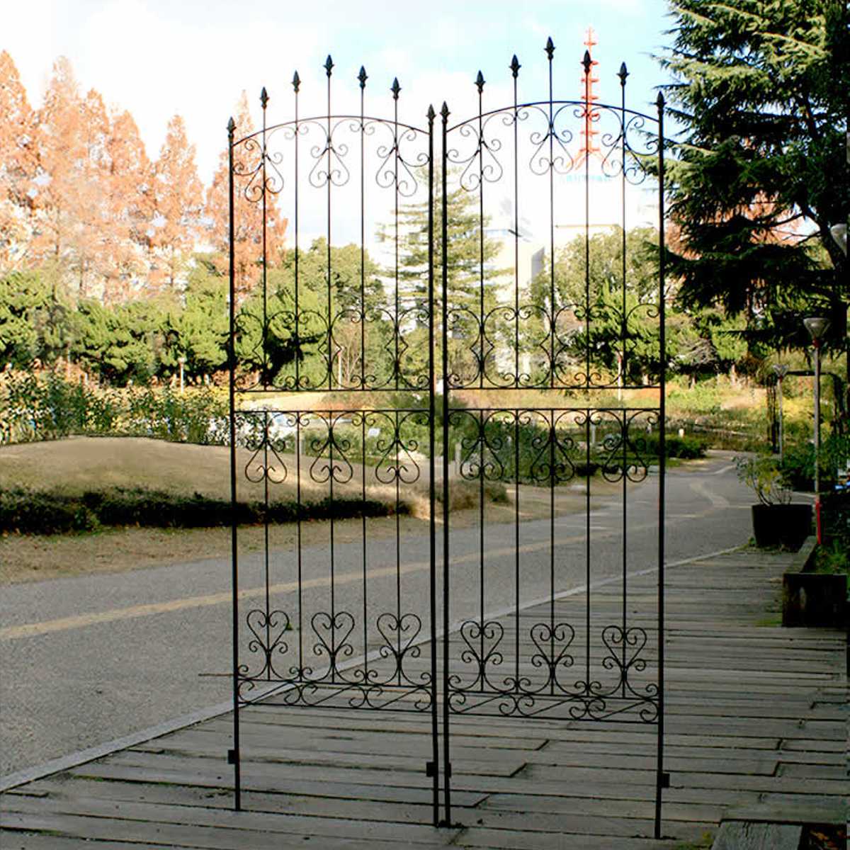 楽天市場】フェンス アイアン ローズフェンス 高さ219cm 4枚組