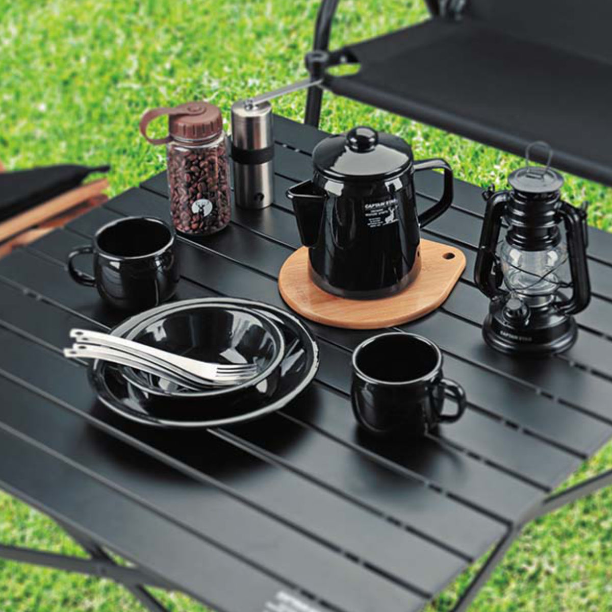 楽天市場】プレート ホーロー 22cm キャプテンスタッグ ブラックラベル