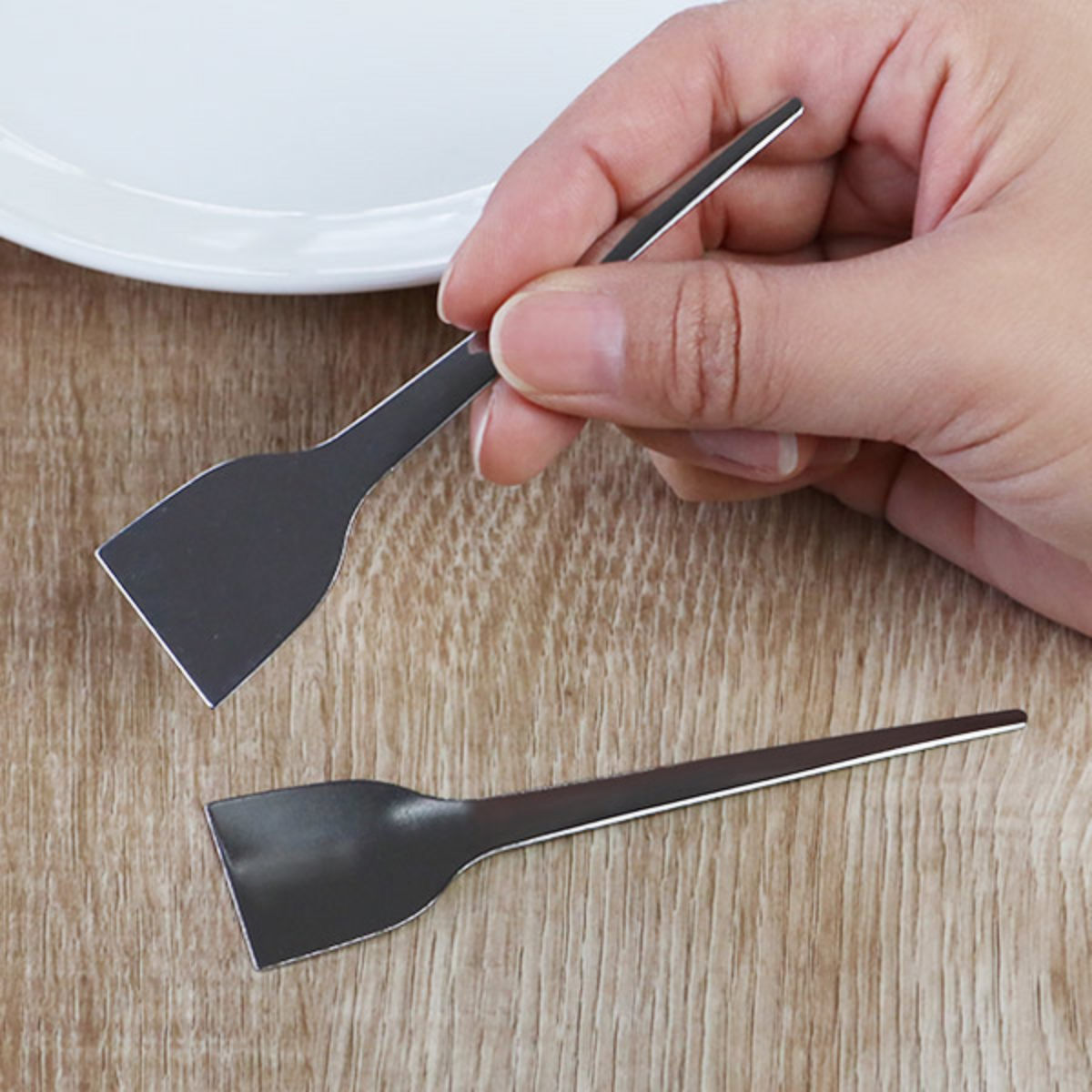 楽天市場】ヘラ 元祖ヤキヤキ屋台 もんじゃヘラ 2本組 ステンレス製