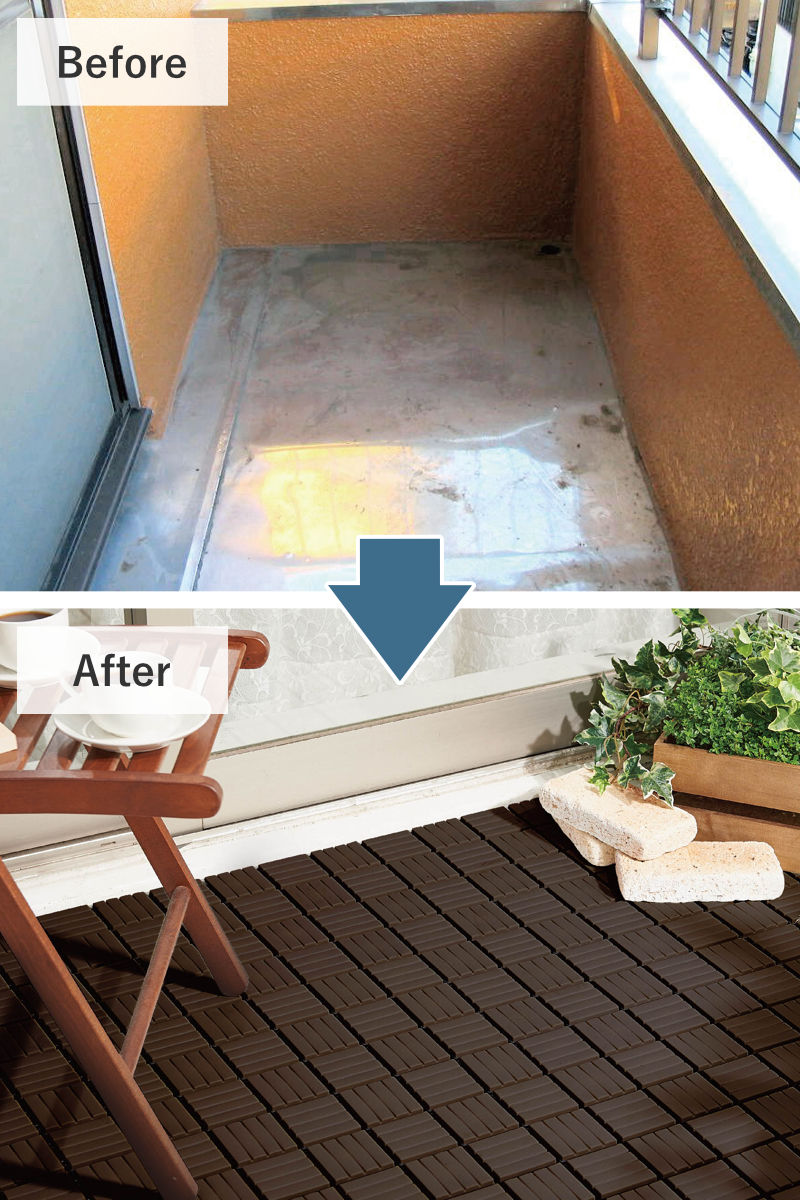 楽天市場】ジョイントマット 30×30cm すのこ 水切りユニット 同色18枚