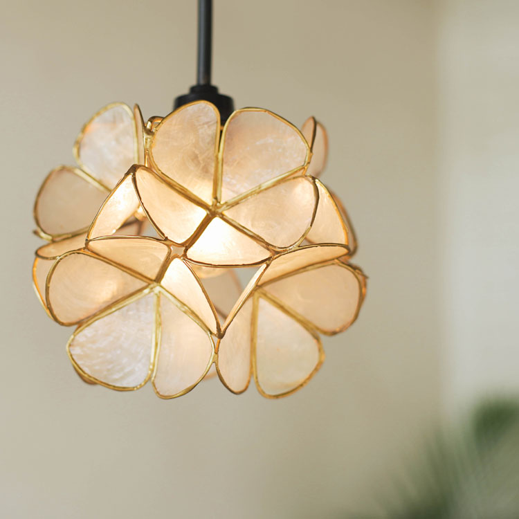 楽天市場】【最大半額＆7%OFFクーポン】カピスシェル ペンダントライト