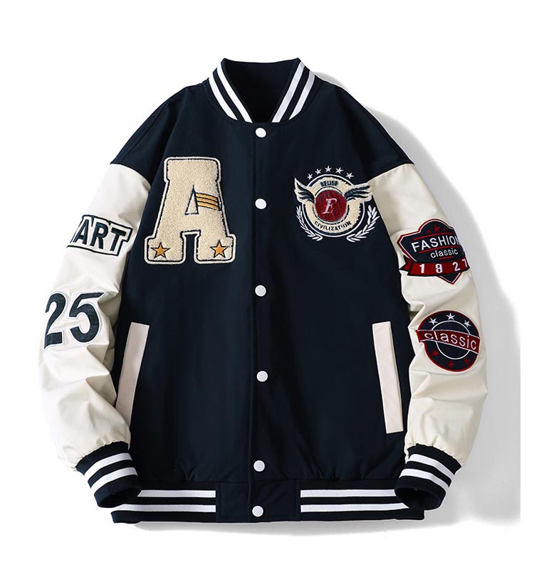 楽天市場】 レディース 刺繍 メンズ メルトンスタジャン アウター