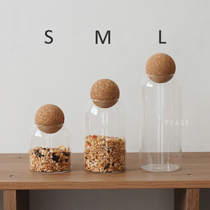 楽天市場】【全品5%OFFクーポン】【最強配送】ガラス 保存容器 コルク