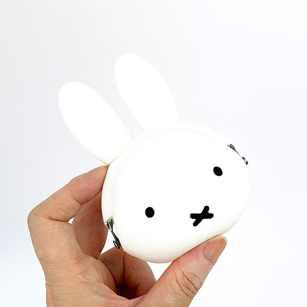 ミッフィー mimi POCHIBI シリコンミニがまぐち 小物入れ ホワイト