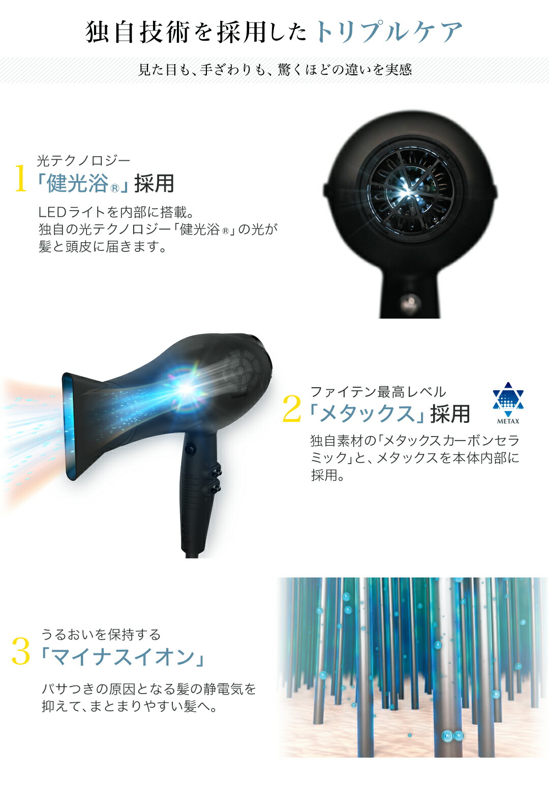 楽天市場】YUKO ドライヤー ファイテンヘアドライヤー 速乾 大風量