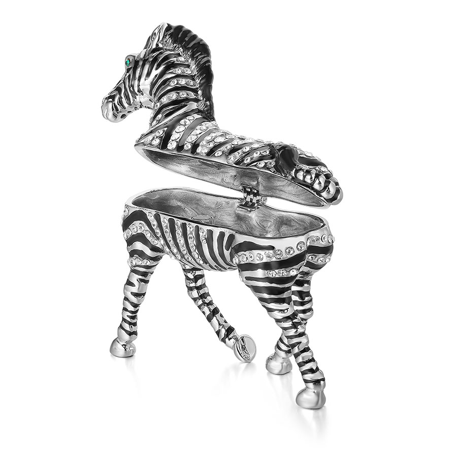 楽天市場】【正規品】 シマウマB しまうま ゼブラ ジュエリーボックス