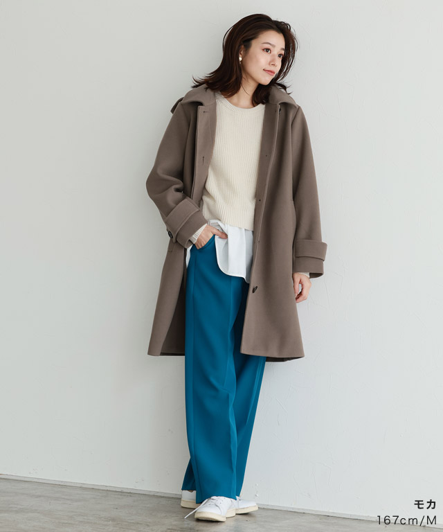 楽天市場】【MAX15％OFFクーポン】≪冬SALE！≫フード付きステンカラー